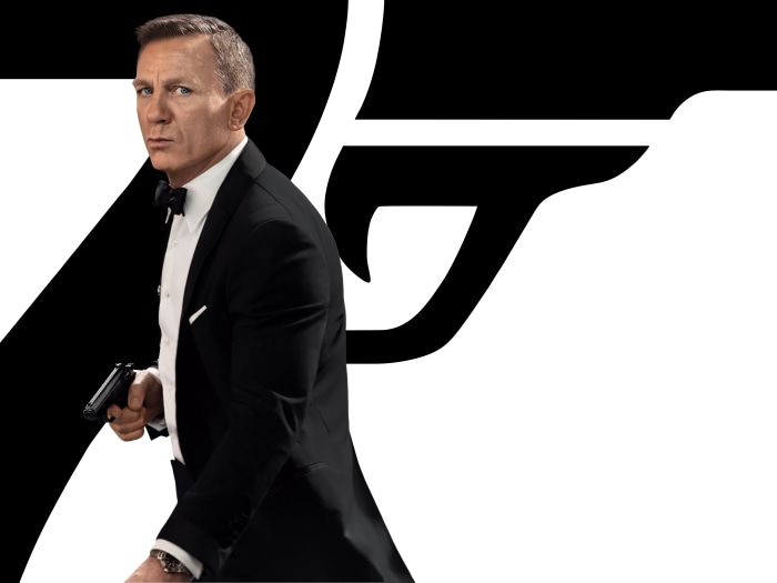 Daniel Craig as James Bond in No Time To Die