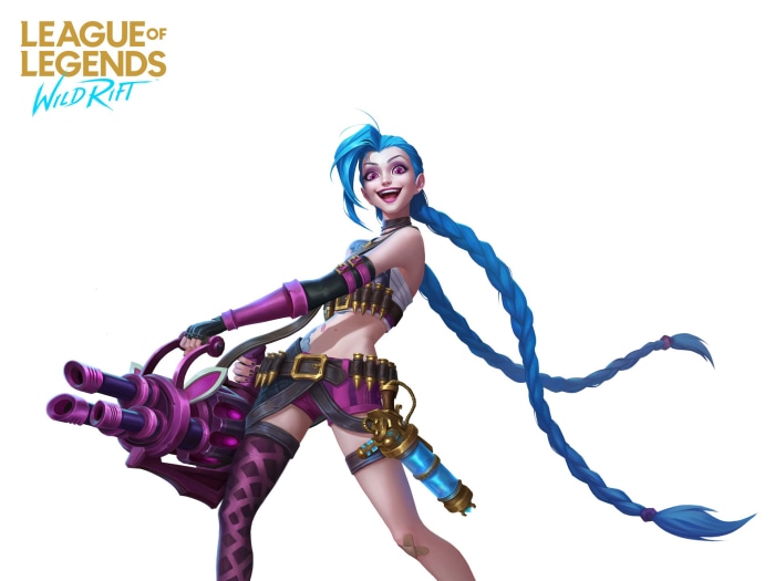 Jinx from League of Legends: Wild Rift