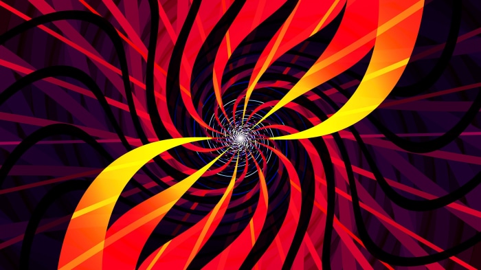 Abstract Swirl Tunnel 4K
