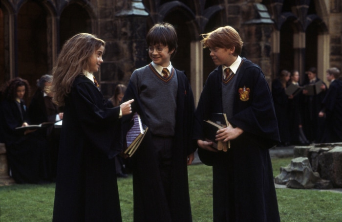 Hermione Granger, Harry Potter, and Ron Weasley from Harry Potter