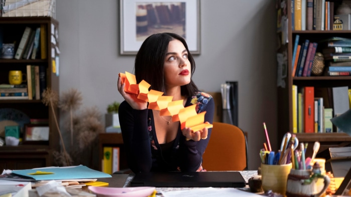 Lucy Hale from The Hating Game