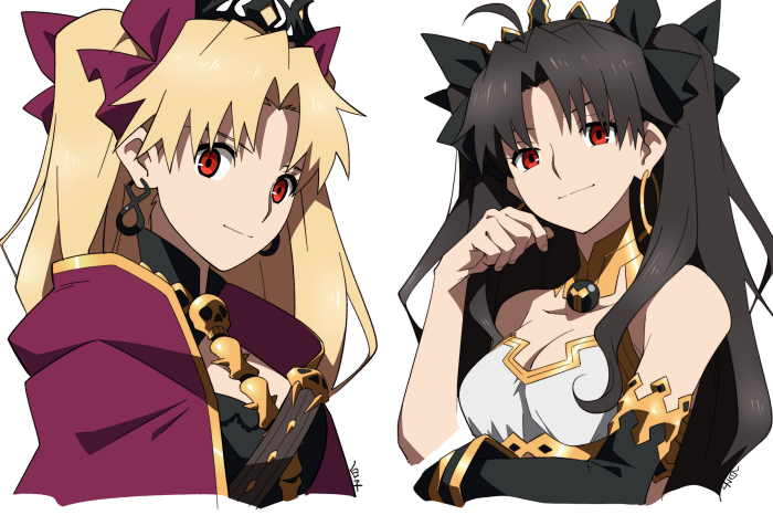 Ishtar and Ereshkigal from Fate/Grand Order