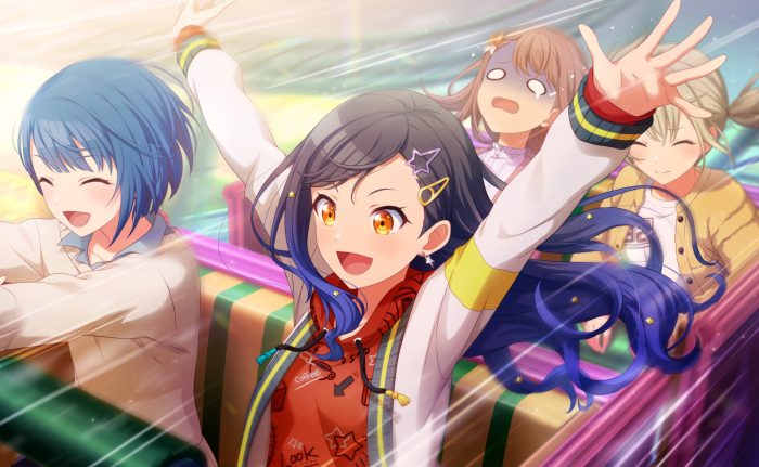 Hanasato Minori, Shiraishi An, Azusawa Kohane, Kiritani Haruka from Project Sekai: Colorful Stage! Feat. Hatsune Miku