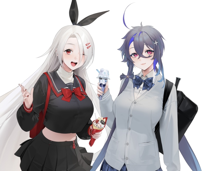 Prinz Heinrich and Foch from Azur Lane