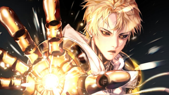 Genos from One-Punch Man 4K Artwork