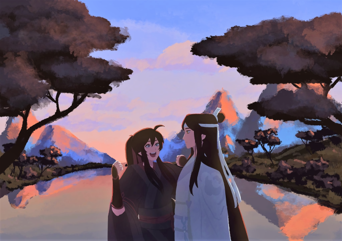 Lan Zhan and Wei Ying from Mo Dao Zu Shi