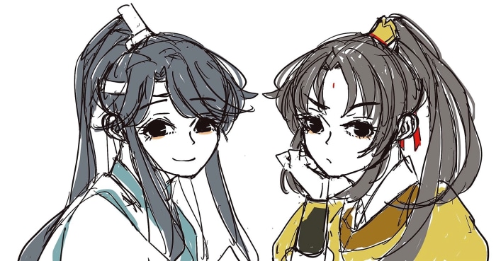 Lan Sizhui and Jin Ling from Mo Dao Zu Shi