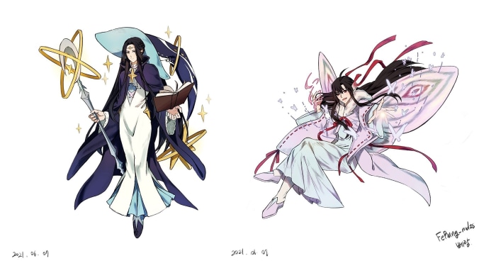 Lan Wangji and Wei Wuxian from Mo Dao Zu Shi
