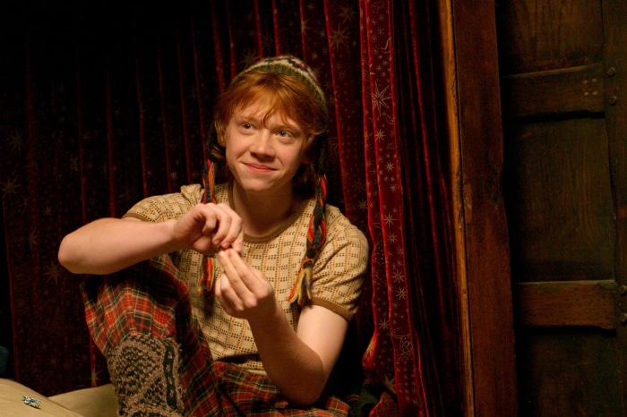 Ron Weasley from Harry Potter with candy