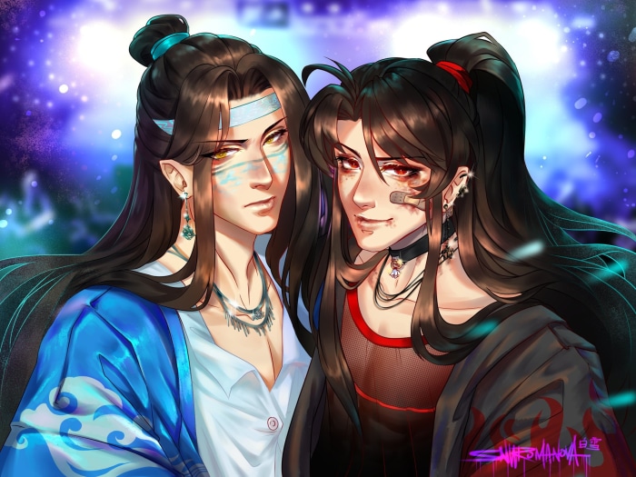 Lan Wangji and Wei Wuxian from Mo Dao Zu Shi