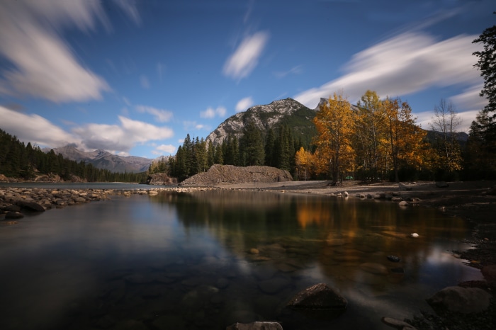 Bow River at Banff National Park, Alberta