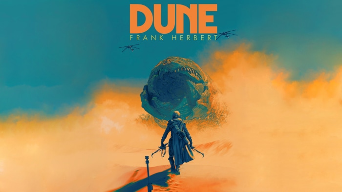Dune by Frank Herbert with Sandworm