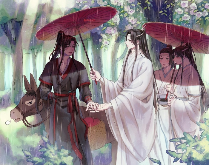 Mo Dao Zu Shi Characters in the Rain