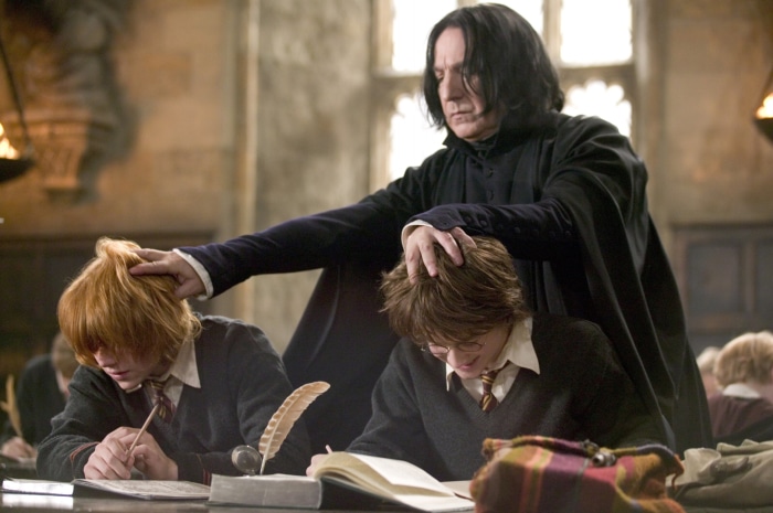 Severus Snape Correcting Harry Potter and Ron Weasley