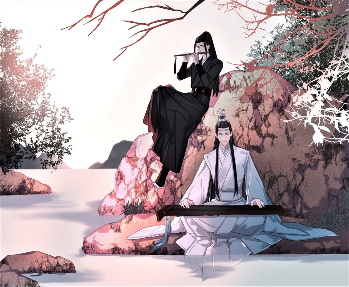 Lan Zhan and Wei Ying from The Untamed