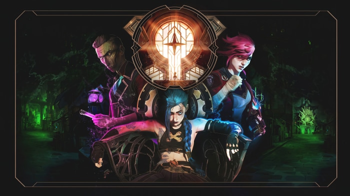 Arcane 4K: Silco, Jinx, and Vi from League of Legends