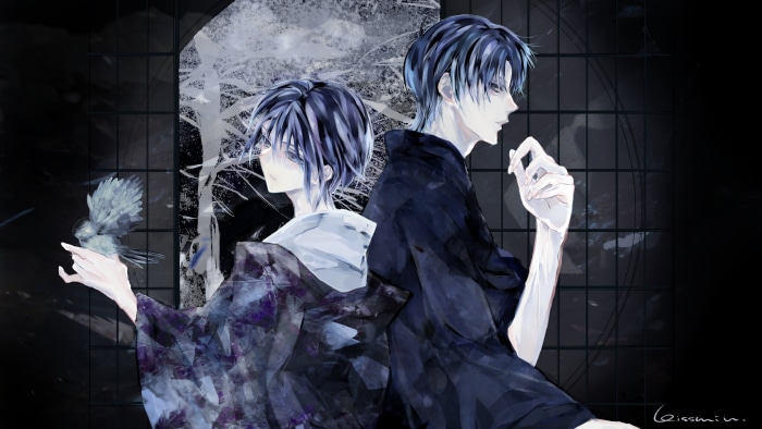 Shigure Sohma and Akito Sohma from Fruits Basket
