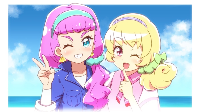 Yume Hinata and Laura from Tropical-Rouge! Pretty Cure