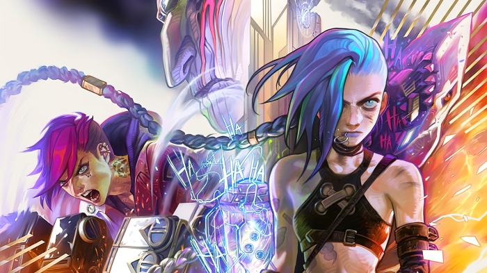 Jinx and Vi from Arcane 4K
