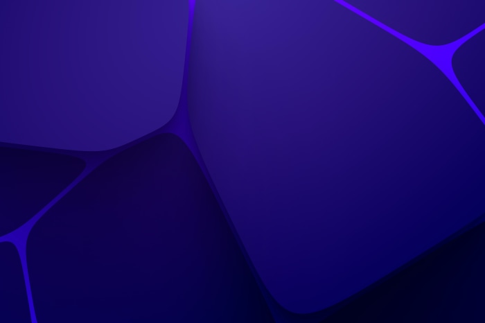 Abstract Blue Shapes 4K