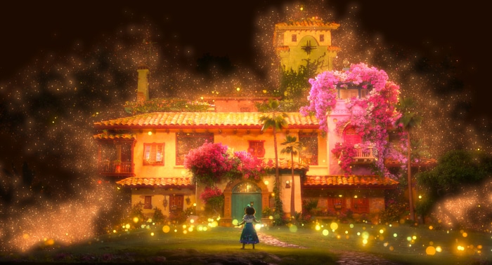 Encanto 4K: Mirabel Madrigal in front of the Madrigal house