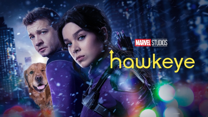 Hawkeye 4K: Clint Barton, Kate Bishop, and Lucky the Dog
