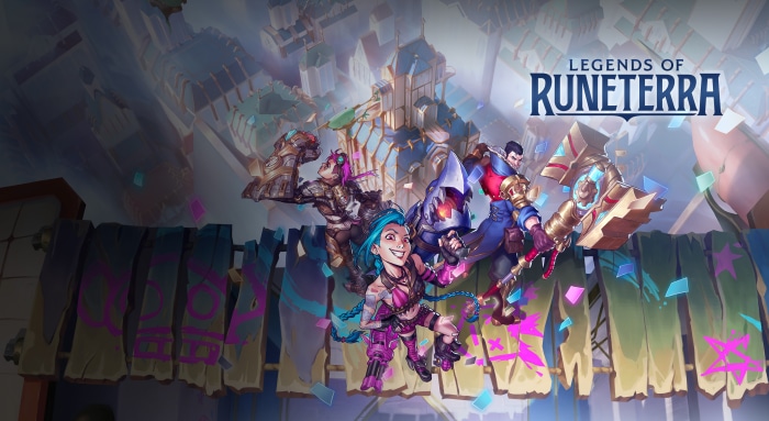 Legends of Runeterra characters Jinx and Vi