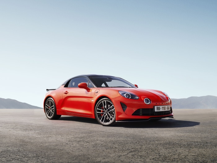 Red Alpine A110S Aero Kit sports car
