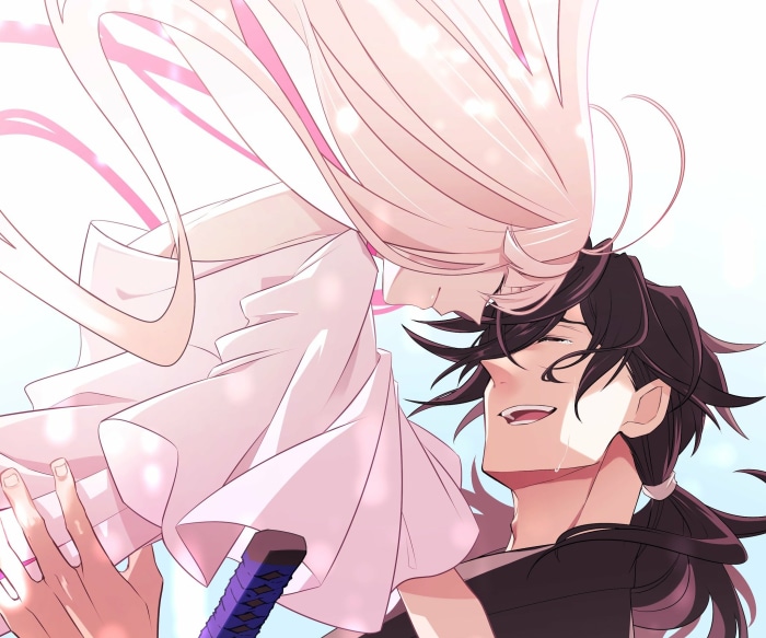 Sakamoto Ryouma and Oryou from Fate/Grand Order