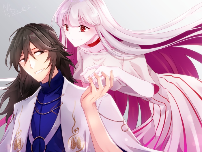 Sakamoto Ryouma and Lancer from Fate/Grand Order