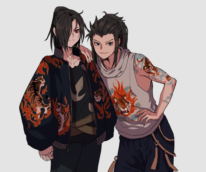 Hyakkimaru and Tahomaru from Dororo