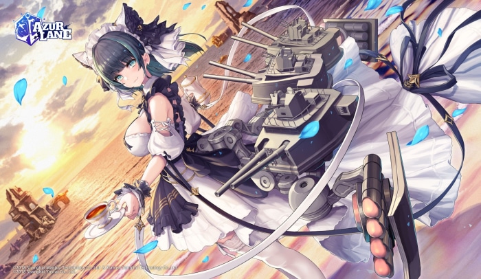 Cheshire from Azur Lane with ship parts