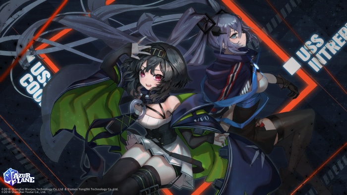 Cooper and Intrepid from Azur Lane 4K