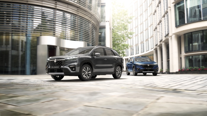 Suzuki S-Cross Hybrid SUVs in City