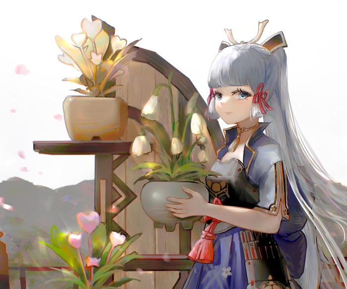 Kamisato Ayaka from Genshin Impact 4K