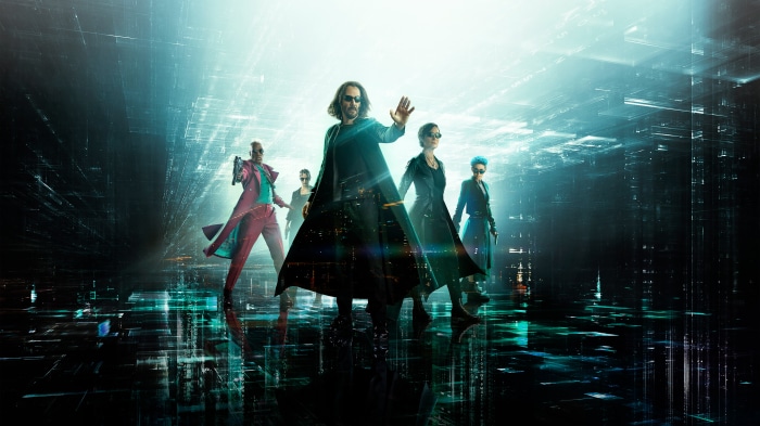 The Matrix Resurrections 4K: Neo, Trinity, Morpheus, Yahya Abdul-Mateen II, Carrie-Anne Moss, Keanu Reeves