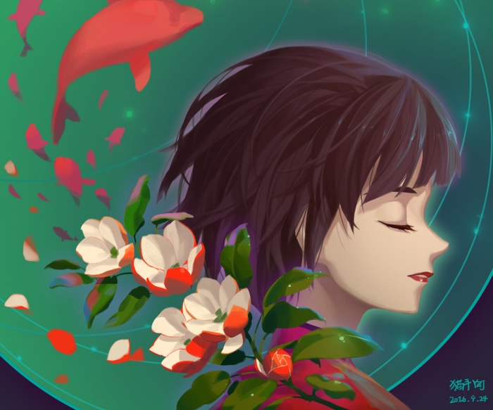 Big Fish & Begonia
