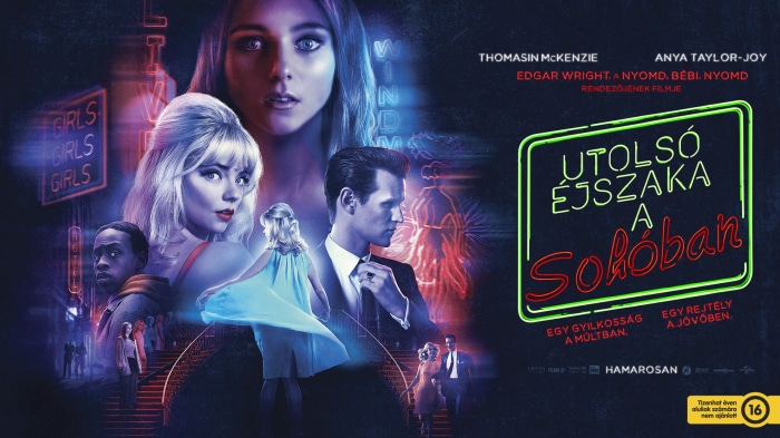 Last Night in Soho Poster with Anya Taylor-Joy and Thomasin McKenzie