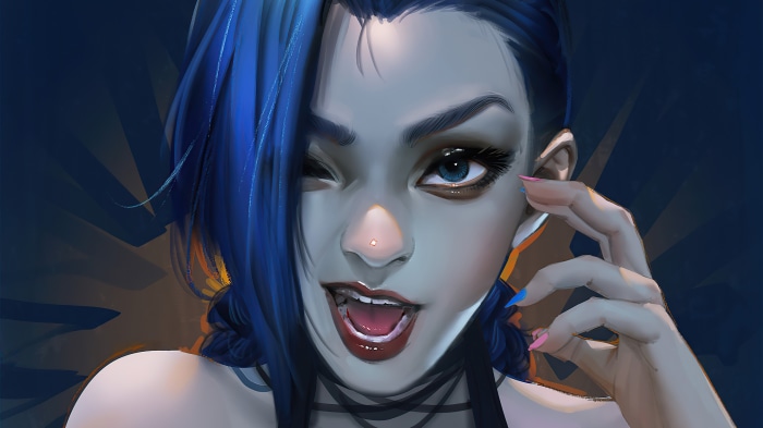 Jinx from Arcane League of Legends 4K