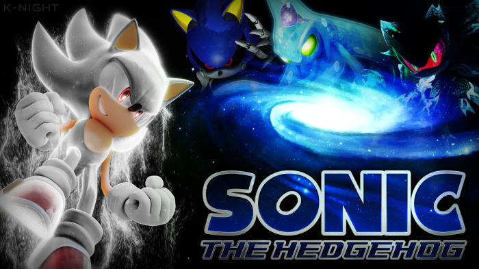 Super Sonic and Villains from Sonic the Hedgehog in Space