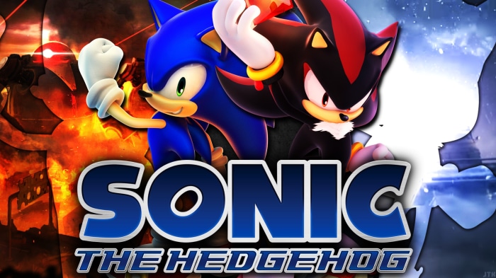Sonic and Shadow from Sonic the Hedgehog