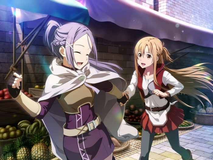 Asuna Yuuki and Mito from Sword Art Online