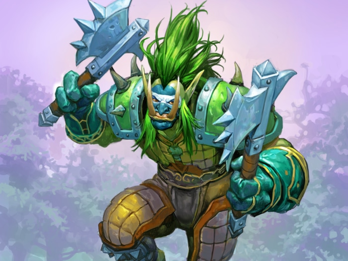Troll Warrior from Hearthstone: Heroes of Warcraft