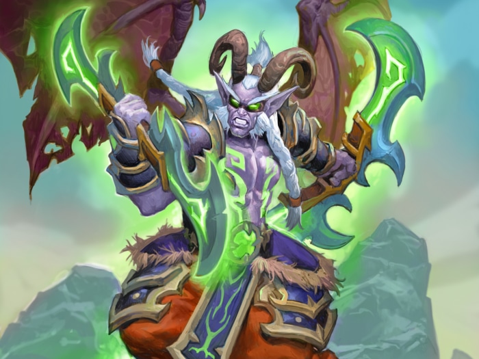 Illidan Stormrage from Hearthstone: Heroes of Warcraft