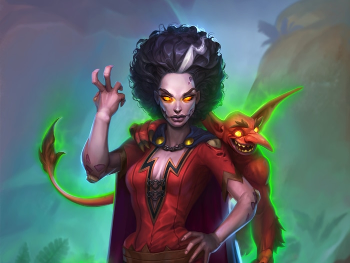 Witch and Goblin from Hearthstone: Heroes of Warcraft