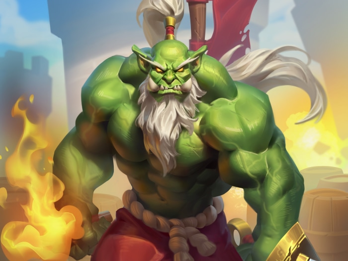 Orc Warrior from Hearthstone: Heroes of Warcraft