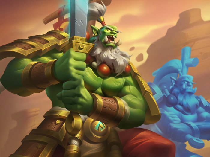 Orc Warrior with Sword from Hearthstone