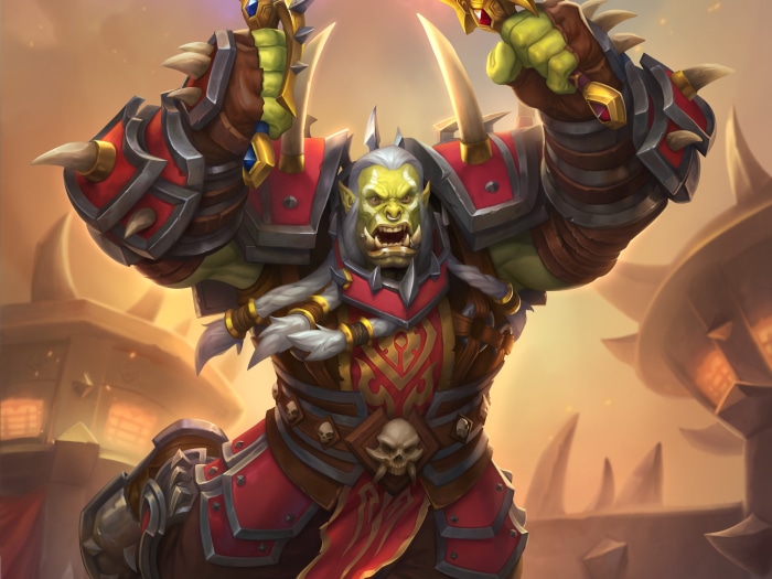 Orc Warrior from Hearthstone: Heroes of Warcraft