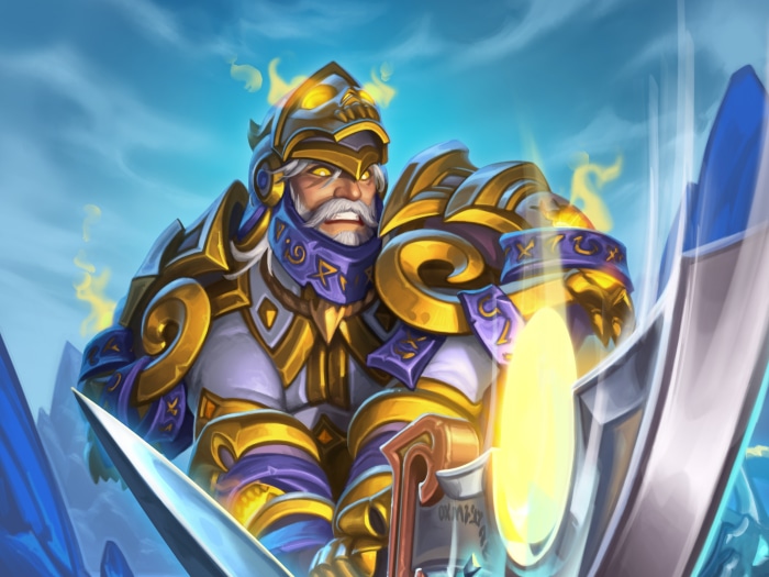 Turalyon, the Lightforged from Hearthstone