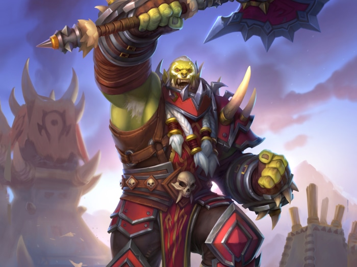 Orc Warrior from Hearthstone: Heroes of Warcraft